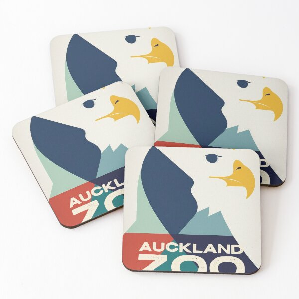 Item preview, Auckland Zoo Retro Matisse Bald Eagle Poster designed and sold by PinkNomad.