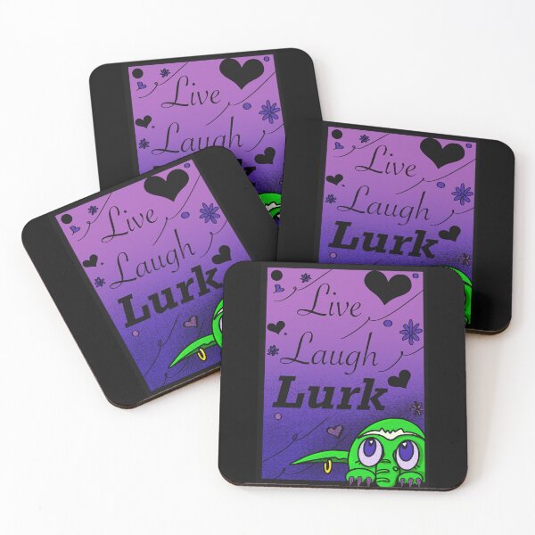 Item preview, Live Laugh Lurk in purple designed and sold by Arsenic-Arts.