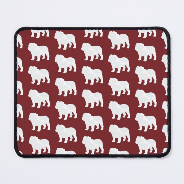 Item preview, Maroon bulldog - Go Bulldogs - English Bulldog mascot designed and sold by smooshfaceutd.