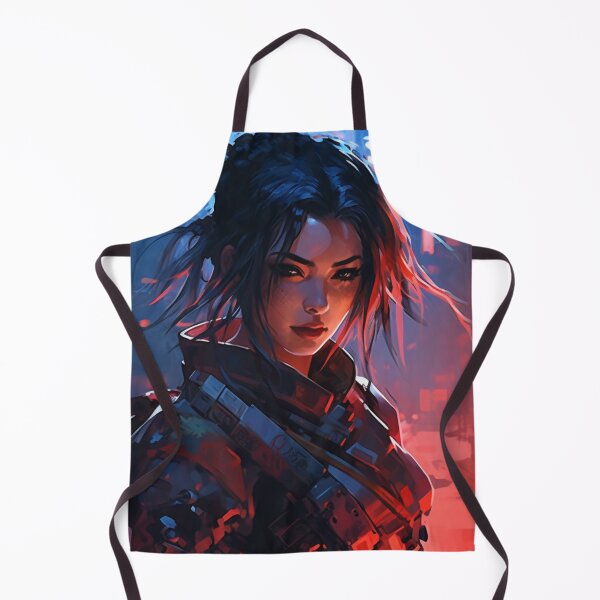 Item preview, Cyberpunk Female Samurai In A Dark Street designed and sold by Nightarcade.
