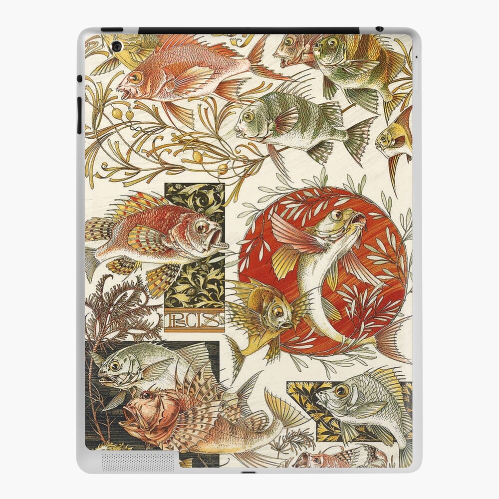 Danam Antik * Royal Copenhagen Art Nouveau Carp fish on seaweed