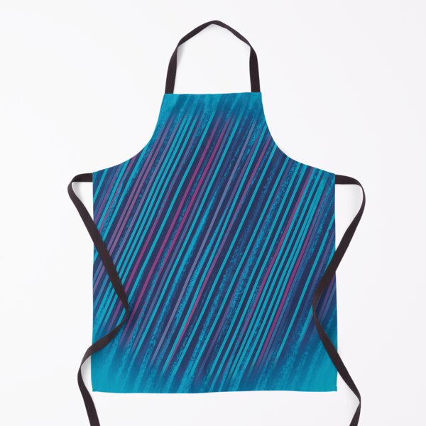 Item preview, Fun Stripe Design on a Bright Blue Background With Colored Pencil Texture designed and sold by Pevkay97.