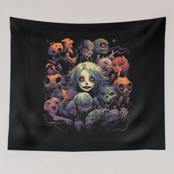 Artikelvorschau, Whispers of Horror: Vintage Japanese Horror Girls Unleashed entworfen und verkauft von TMDNE.