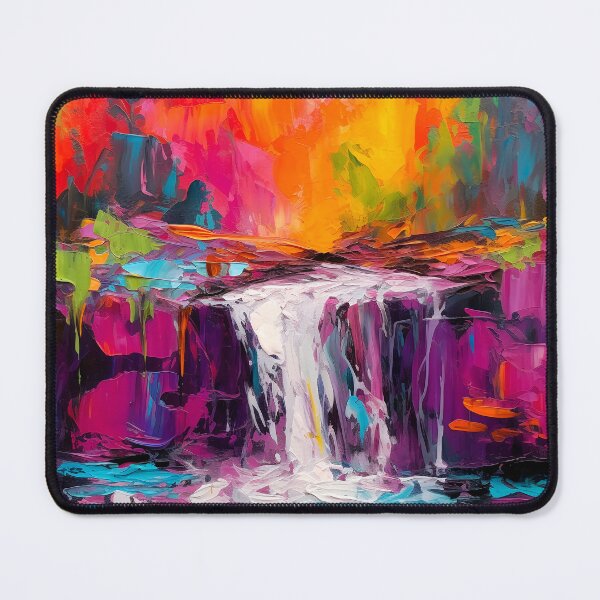 Item preview, Waterfall in the beautiful woods at sunset 2 designed and sold by Art by Lilia.