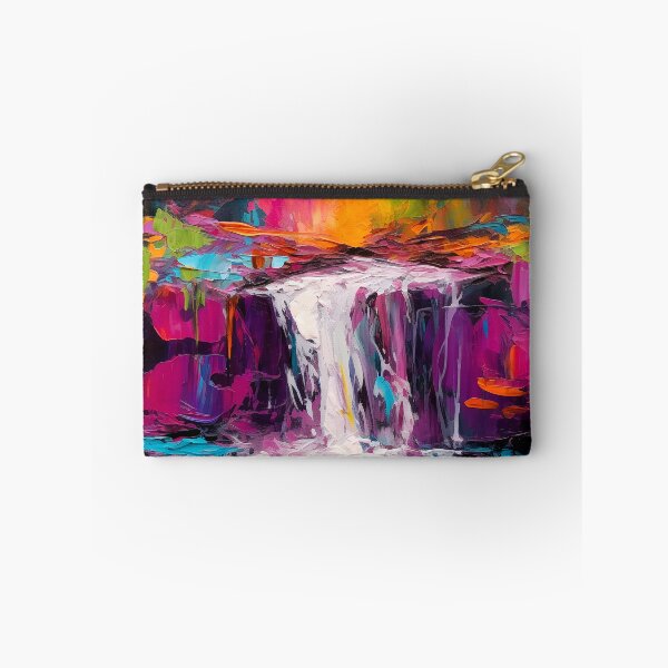Item preview, Waterfall in the beautiful woods at sunset 2 designed and sold by Art by Lilia.