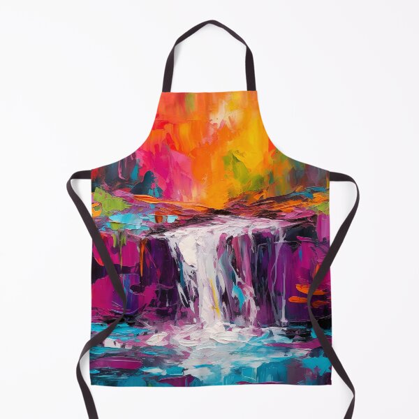 Item preview, Waterfall in the beautiful woods at sunset 2 designed and sold by Art by Lilia.