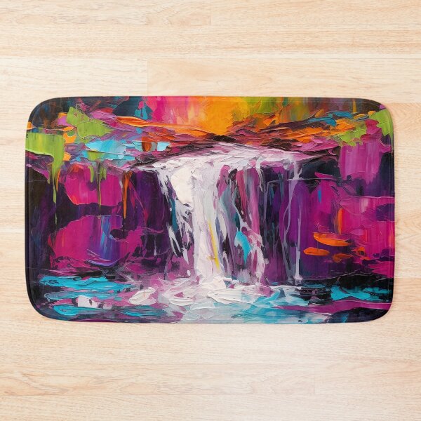 Item preview, Waterfall in the beautiful woods at sunset 2 designed and sold by Art by Lilia.