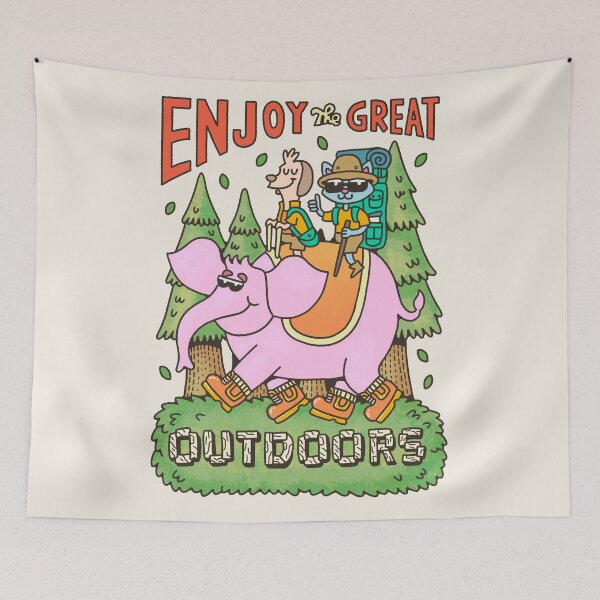 Item preview, enjoy the great outdoor designed and sold by distressedkafe.