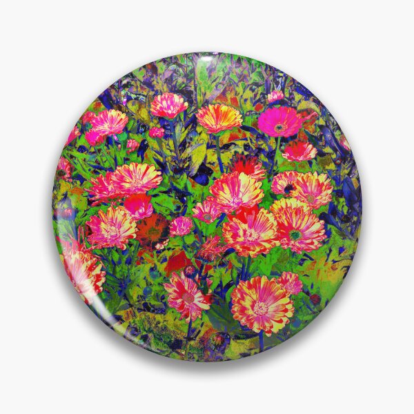 Item preview, Trippy Multicolor Flower Garden designed and sold by Deborah Camp.