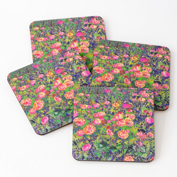 Item preview, Trippy Multicolor Flower Garden designed and sold by Deborah Camp.