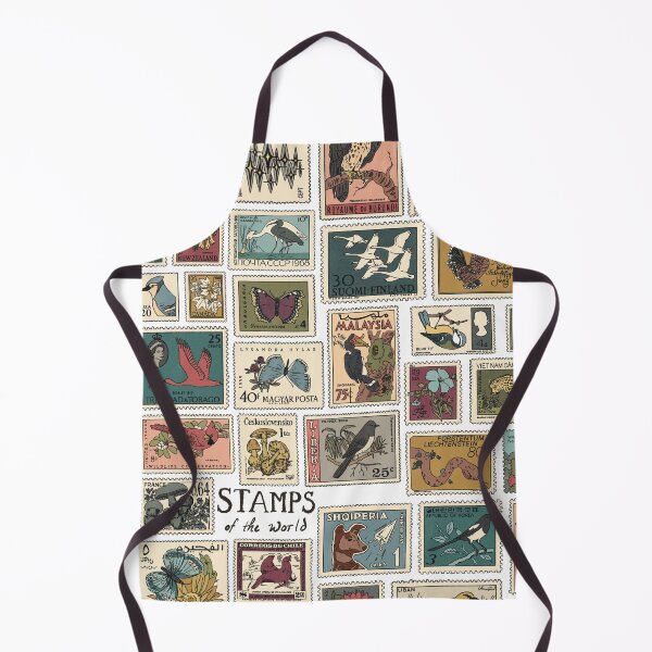 Item preview, Vintage stamps of the world designed and sold by tarmacprints.