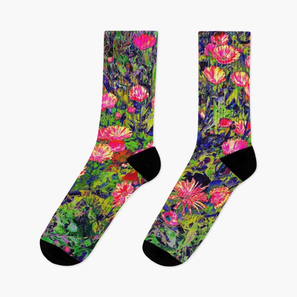Item preview, Trippy Multicolor Flower Garden designed and sold by Deborah Camp.
