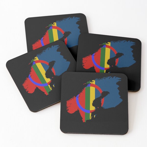 Item preview, the sami nation flag, sápmi Map, sámi map, sámi people Flag Map... designed and sold by Flag Outfit.