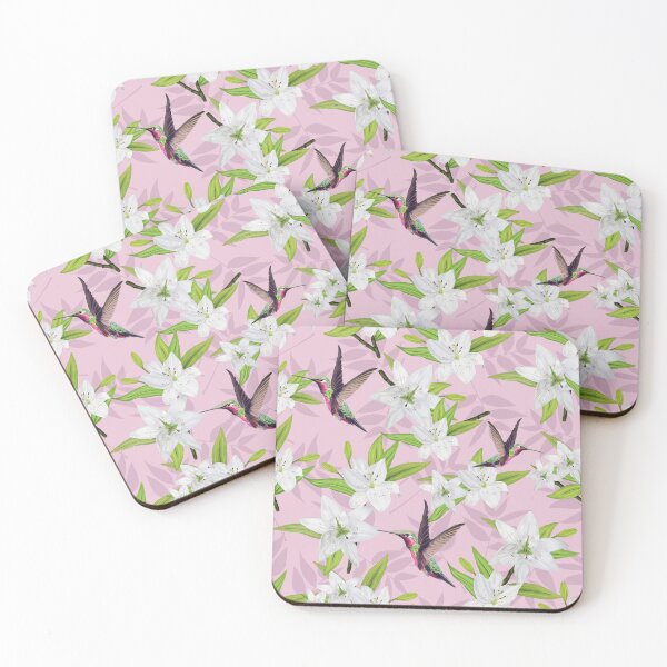 Item preview, Enchanting Floral Hummingbird print designed and sold by estudio-22.