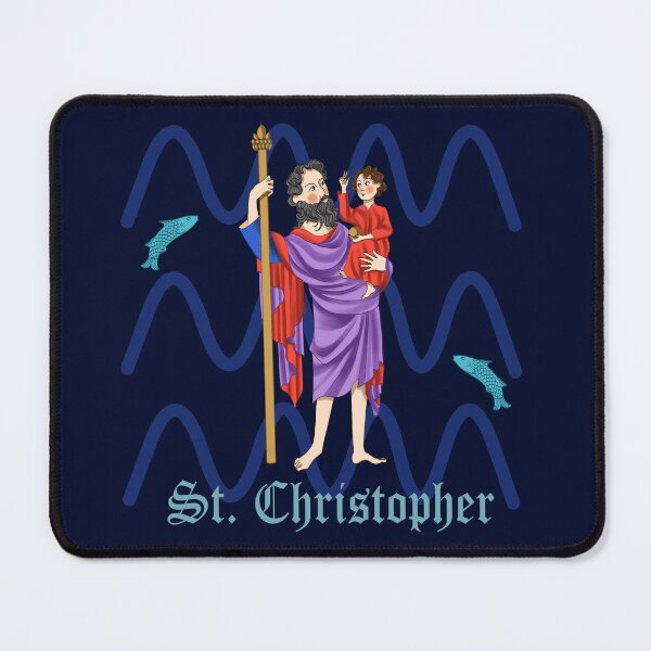 Item preview, St. Christopher designed and sold by locus-amoenus.