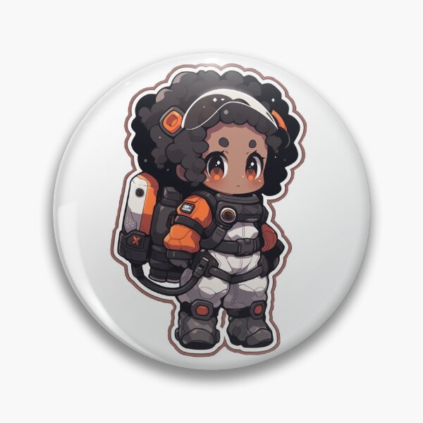 Aperçu de l'œuvre Personnage d'astronaute mignon Sticker créée et vendue par TrashPanda-13.