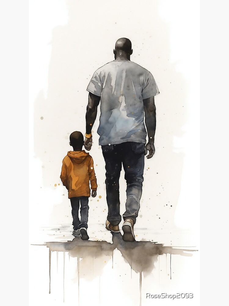 Father Silhouette Drawing Child, father Silhouette, child, human, black png  | PNGWing