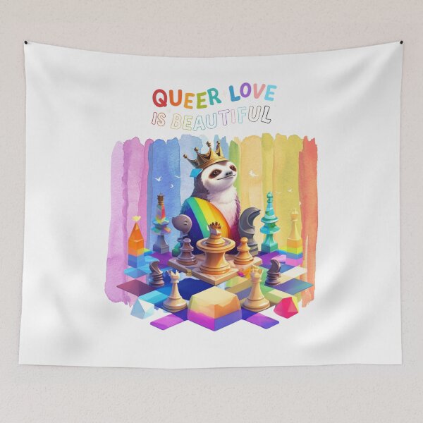 Item preview,  Pride Sloth | Queer Love is Beautiful, LGBTQIA designed and sold by ShopULove.
