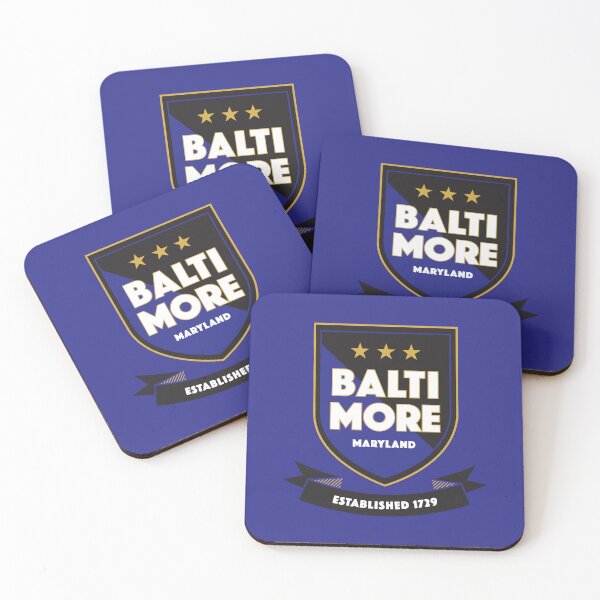 Item preview, Baltimore Ravens | Coat of Arms  designed and sold by City  Legacy Prints.