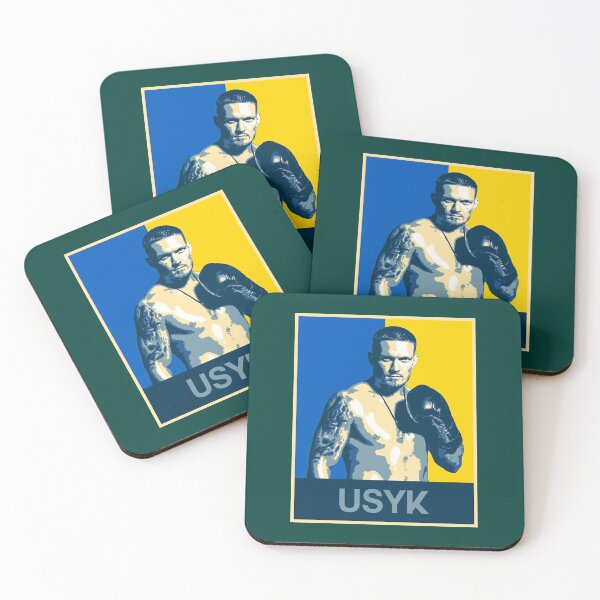 Item preview, Leyendas del boxeo oleksandr usyk (colores ucranianos) Clásico designed and sold by Sarowarts.
