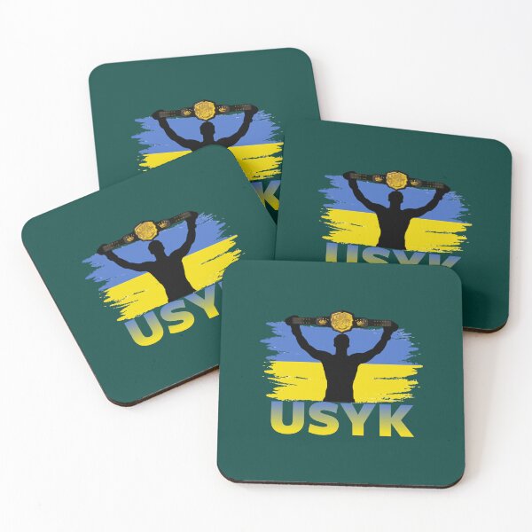 Item preview, Leyendas del boxeo Oleksandr Usyk (colores ucranianos) designed and sold by Sarowarts.