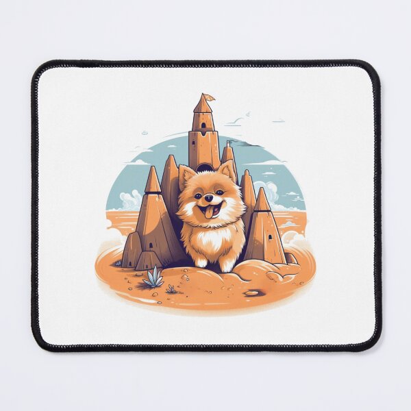 Item preview, Canine Castles - Pomeranian designed and sold by HitsTheWaves.