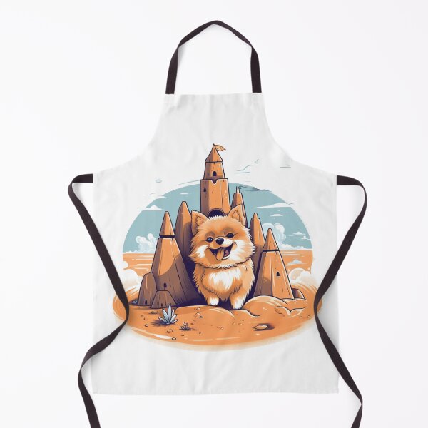 Item preview, Canine Castles - Pomeranian designed and sold by HitsTheWaves.