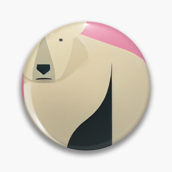 Artikelvorschau, Calgary Zoo Retro Poster Polar Bear Minimalism Exhibit entworfen und verkauft von PinkNomad.
