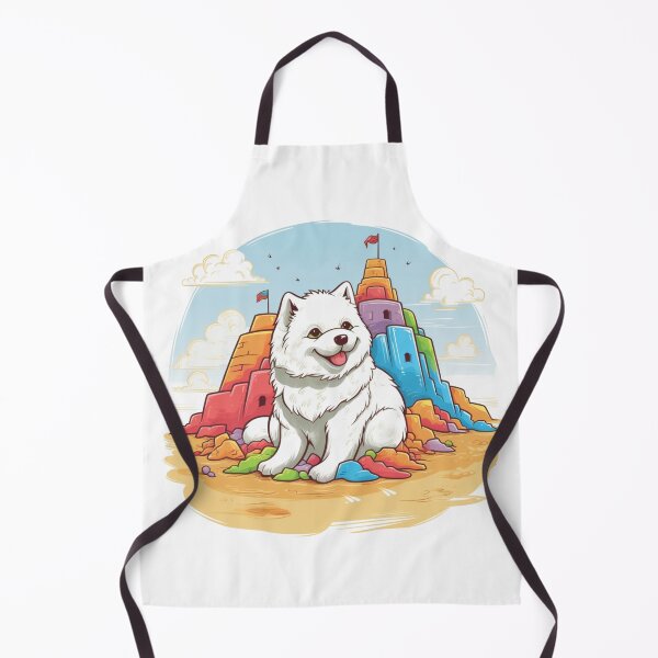 Item preview, Canine Castles - Samoyed designed and sold by HitsTheWaves.
