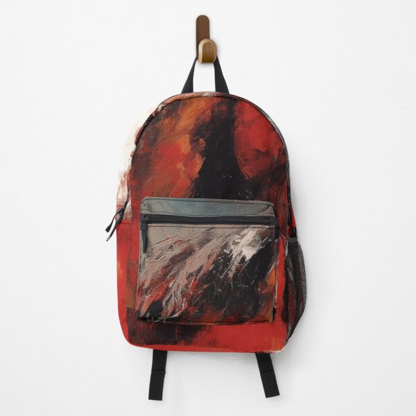 Item preview, A Horse on Scarlet Painting designed and sold by StudioRedKoala.