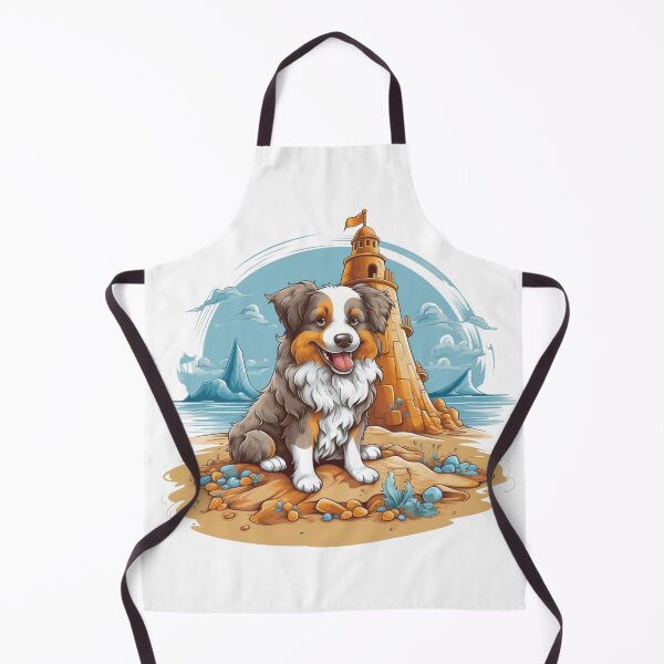 Item preview, Canine Castles - Australian Shepherd designed and sold by HitsTheWaves.