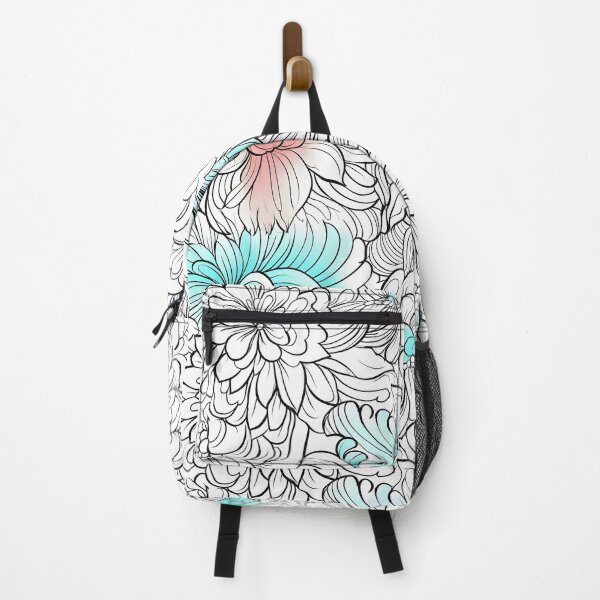 Item preview, Intricate Lineart Blooms Floral Pattern Peonies designed and sold by Lap-lab.