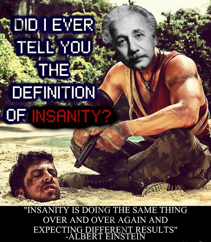 Einstein Meme' by AriusPiso. einstein, definition of insanity, meme, m...