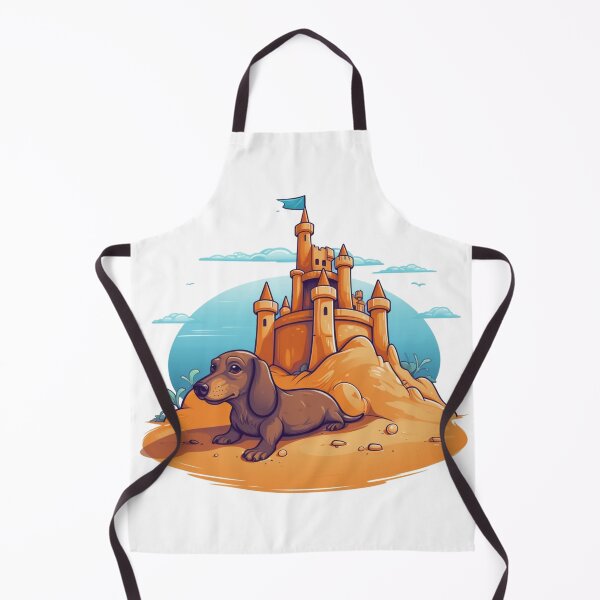 Item preview, Canine Castles - Dachshund designed and sold by HitsTheWaves.