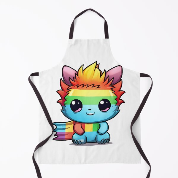 Item preview, Cute LGBTQ Mascot in Rainbow colors designed and sold by NBazilenco.