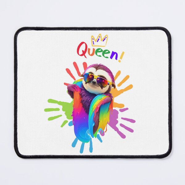 Item preview, Sloth Pride Queen | LGBTQIA designed and sold by ShopULove.