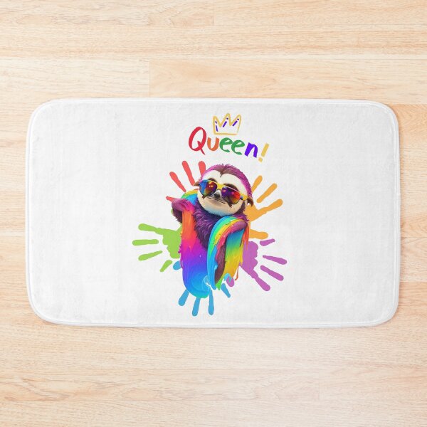 Item preview, Sloth Pride Queen | LGBTQIA designed and sold by ShopULove.
