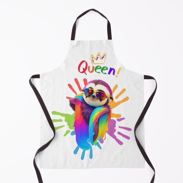 Item preview, Sloth Pride Queen | LGBTQIA designed and sold by ShopULove.