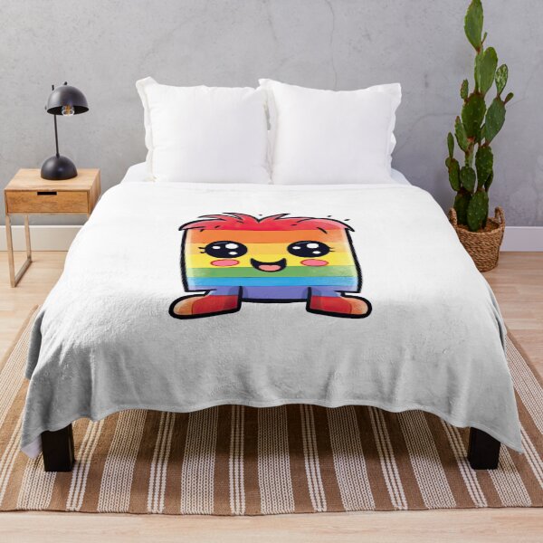 Item preview, Cute LGBTQ Mascot in Rainbow colors designed and sold by NBazilenco.
