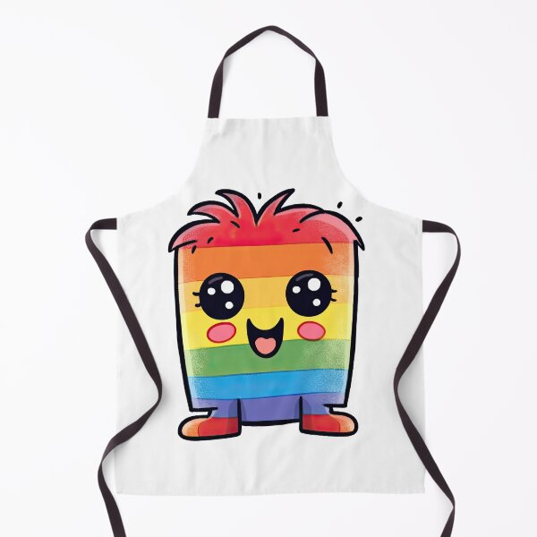 Item preview, Cute LGBTQ Mascot in Rainbow colors designed and sold by NBazilenco.