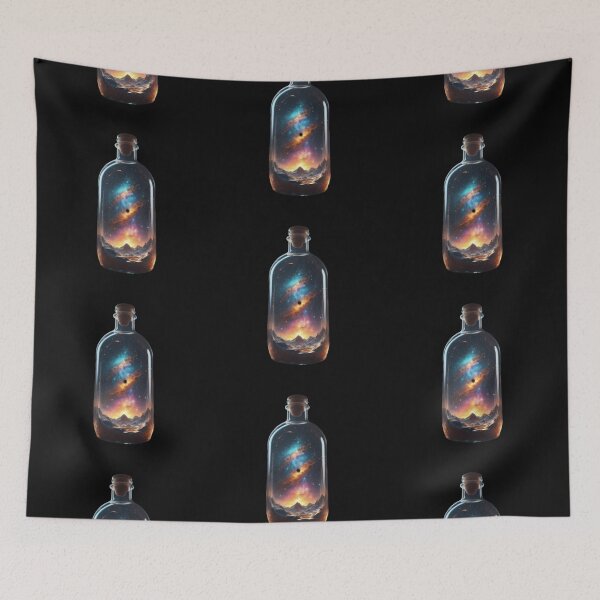 Item preview, galaxy locked in a glass bottle designed and sold by Space Explorer  Emporium.