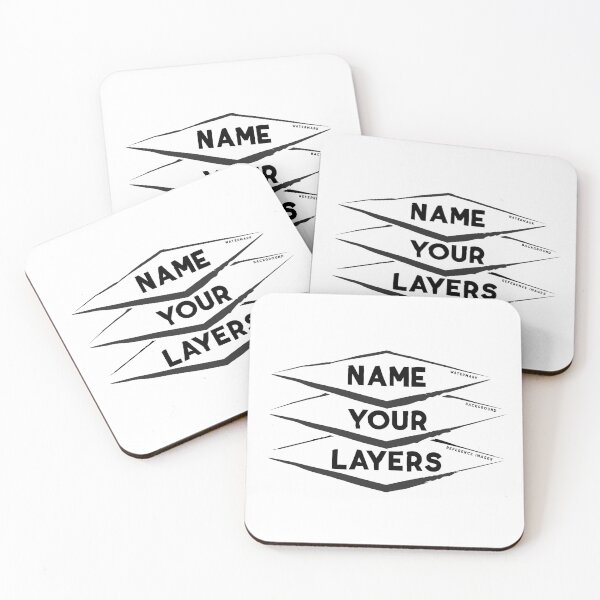 Item preview, Name Your Layers BlackArt designed and sold by Primal Mistry.