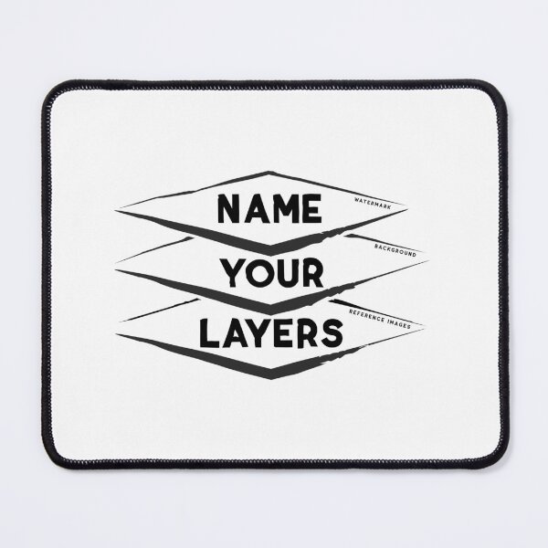 Item preview, Name Your Layers BlackArt designed and sold by Primal Mistry.