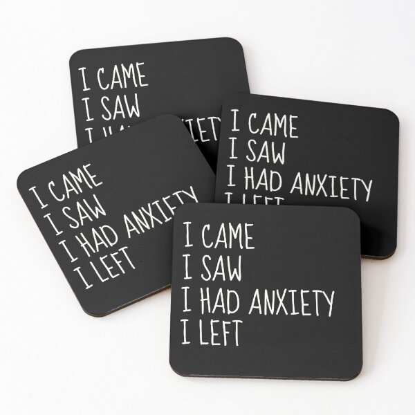 Item preview, I Came I Saw I Had Anxiety I Left | Embracing Humor in Everyday Struggles designed and sold by TshirtWing.