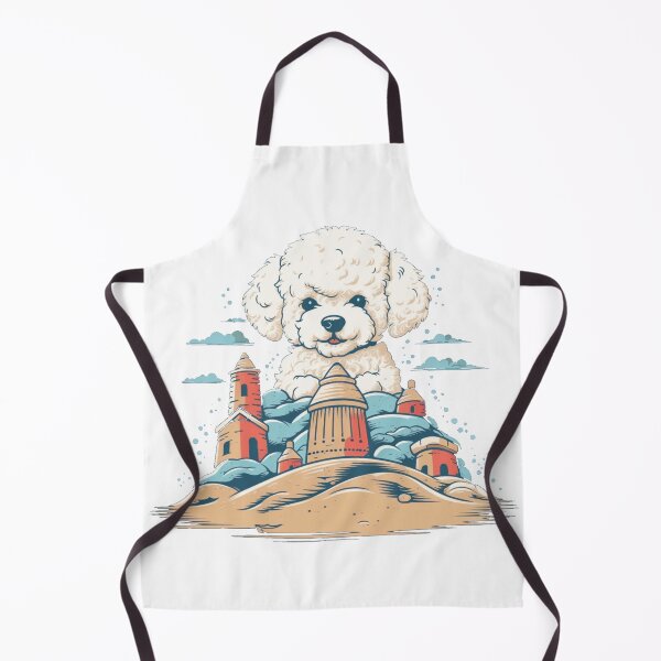 Item preview, Canine Castles - Bichon Frise designed and sold by HitsTheWaves.
