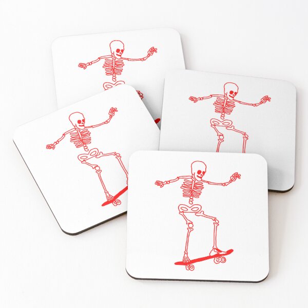 Item preview, Red Skating Skeleton designed and sold by FlorentijnOem.