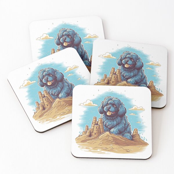 Item preview, Canine Castles - Newfoundland  designed and sold by HitsTheWaves.