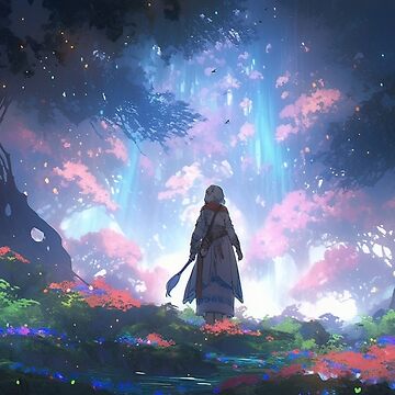 Artwork thumbnail, Ethereal Wanderlust: An Elder's Journey in the Enchanted Grove by CasualCommander
