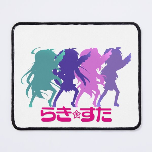 Item preview, Konata Lucky Star Silhouette Kagami Miyuki Tsukasa designed and sold by AnimeAxolotl.