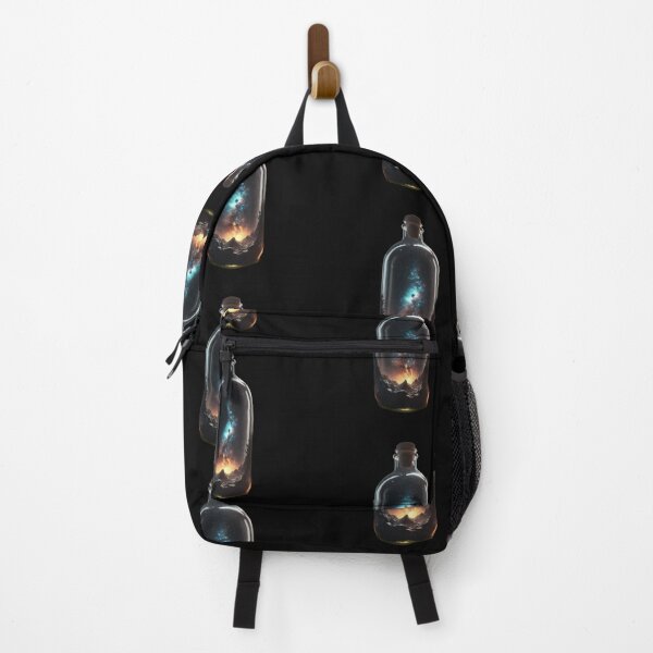 Item preview, universe nebula with stars in a landscape inside a bottle designed and sold by Space Explorer Emporium.